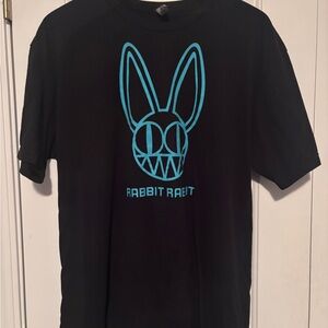 Next Level Apparel Black TShirt Asheville Rabbit Rabbit Design